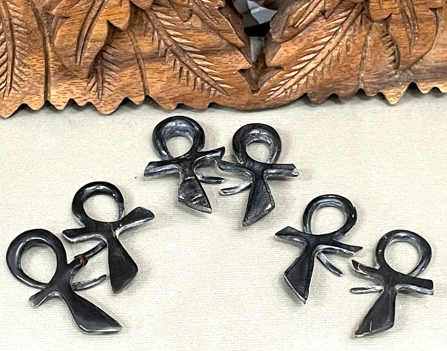 Ankh Gauged Earrings - Available in 6g-0g