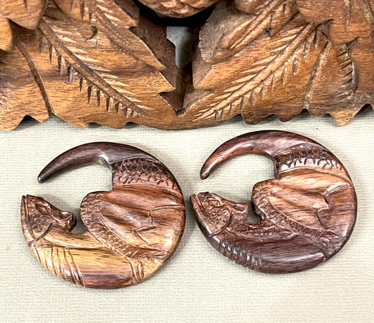 Dragon Gauged Earrings - Available in 0-1/2"
