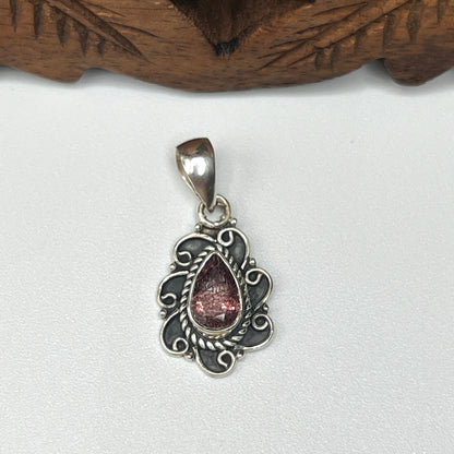 Pink Tourmaline Pendants