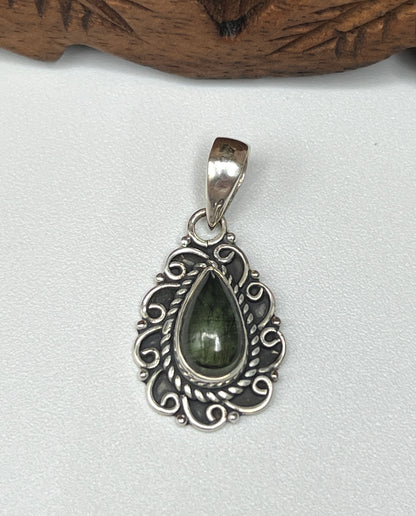 Green Tourmaline Pendants