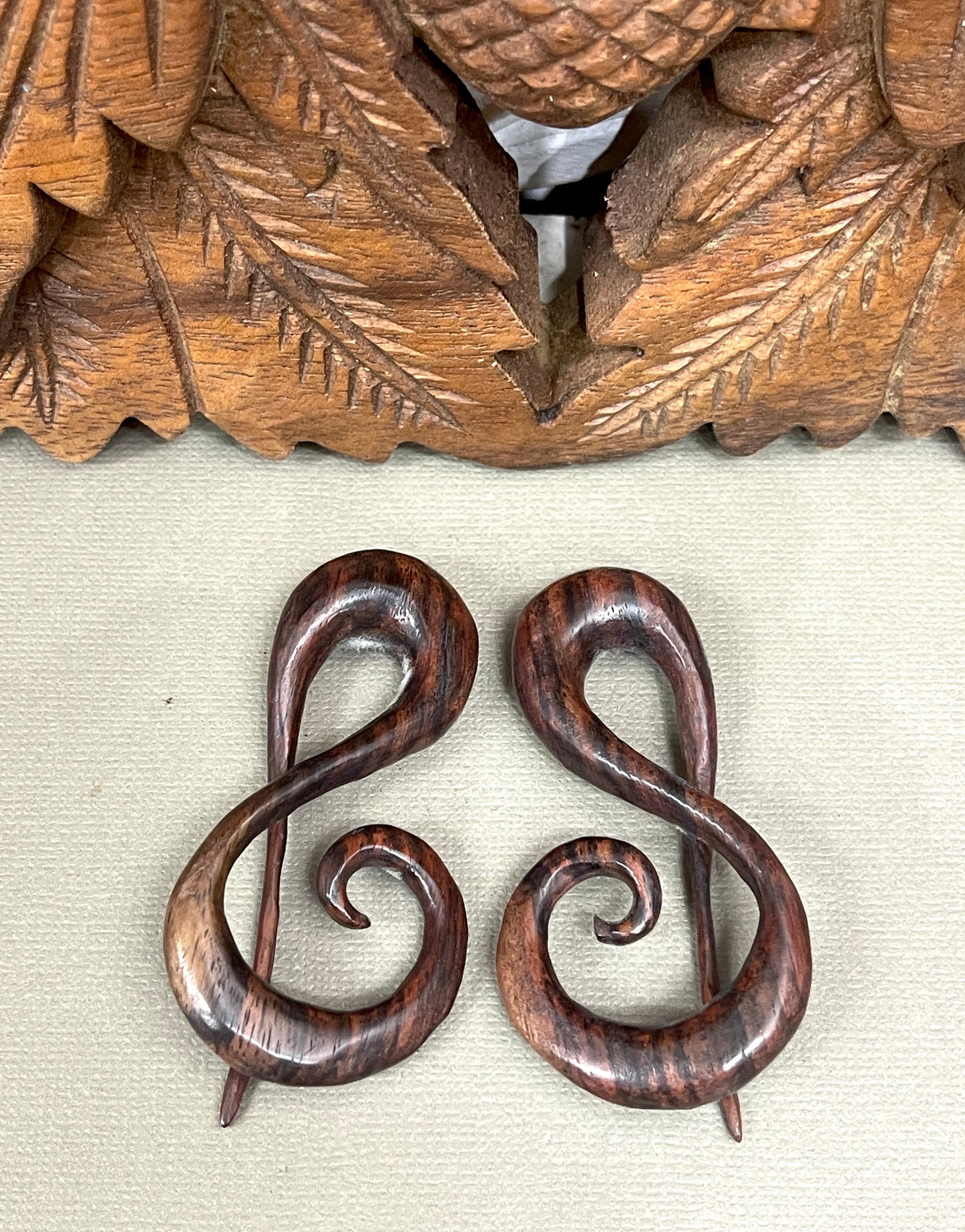 Treble Clef Gauged Earrings - Available in 0-1/2"