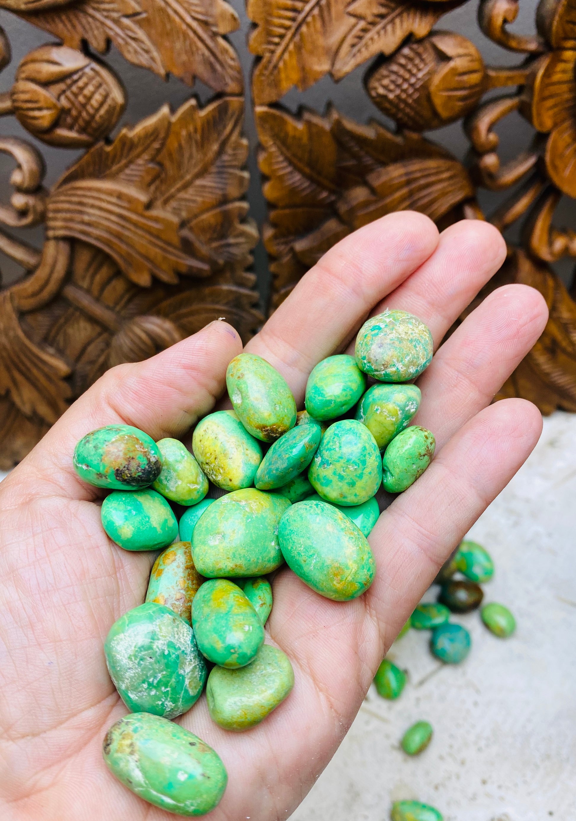 Natural Chinese Turquoise Tumbles Natural Chinese Turquoise Tumbles