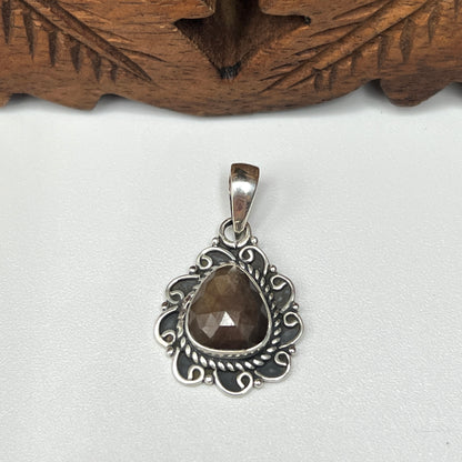 Natural Golden Moonstone Pendants