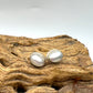 Oval Stud Earrings 8mm