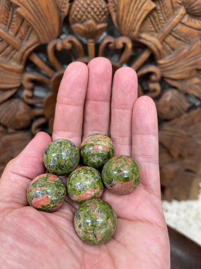 Unakite Spheres