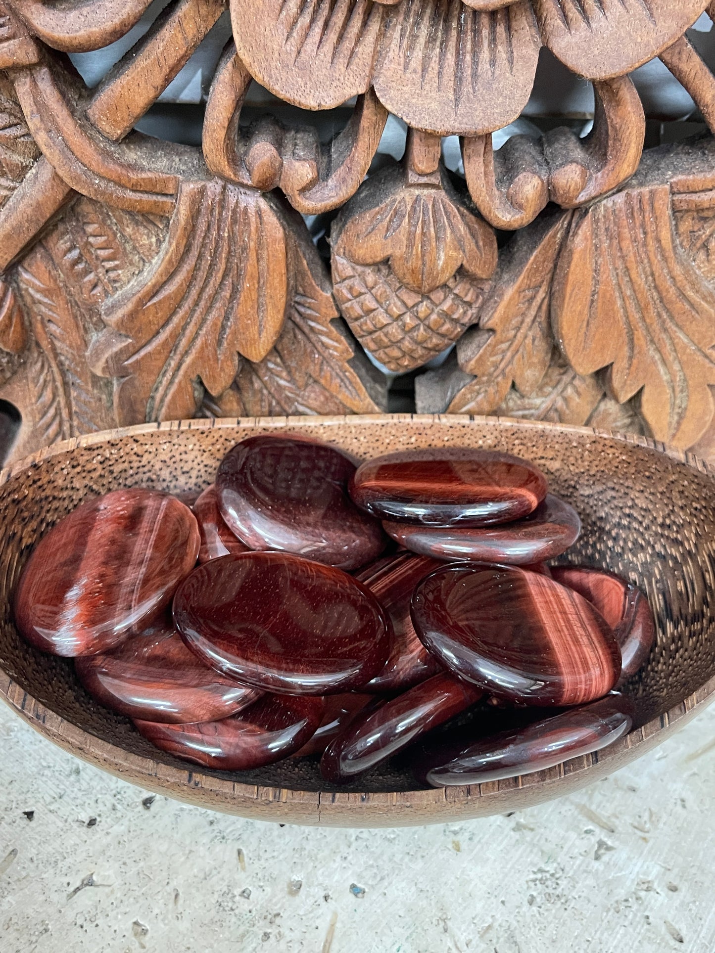 Tigers Eye Worry Stones