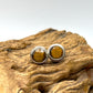 8mm Round Faceted Studs Earrings