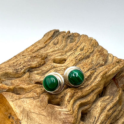 8mm Round Stud Earrings