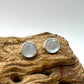 10mm Round Faceted Studs Earrings