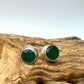 10mm Round Faceted Studs Earrings