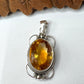 Large Stone Citrine Pendants