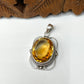 Large Stone Citrine Pendants