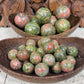 Unakite Spheres