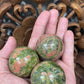 Unakite Spheres