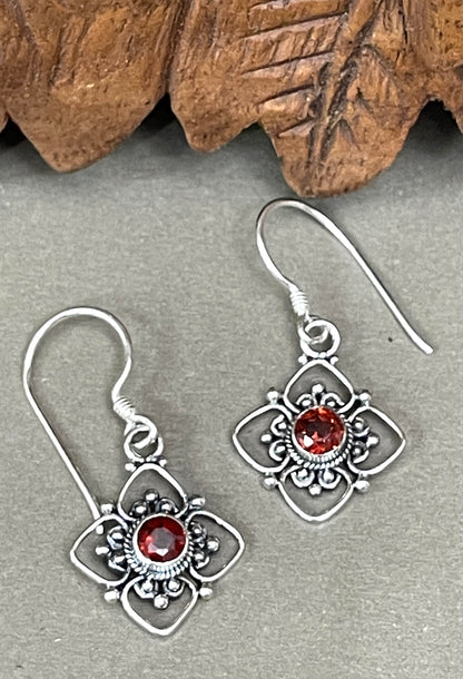 Balinese Filigree Earrings | 4 Stones