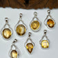 Natural Large Stone Citrine Pendants