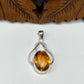 Natural Large Stone Citrine Pendants