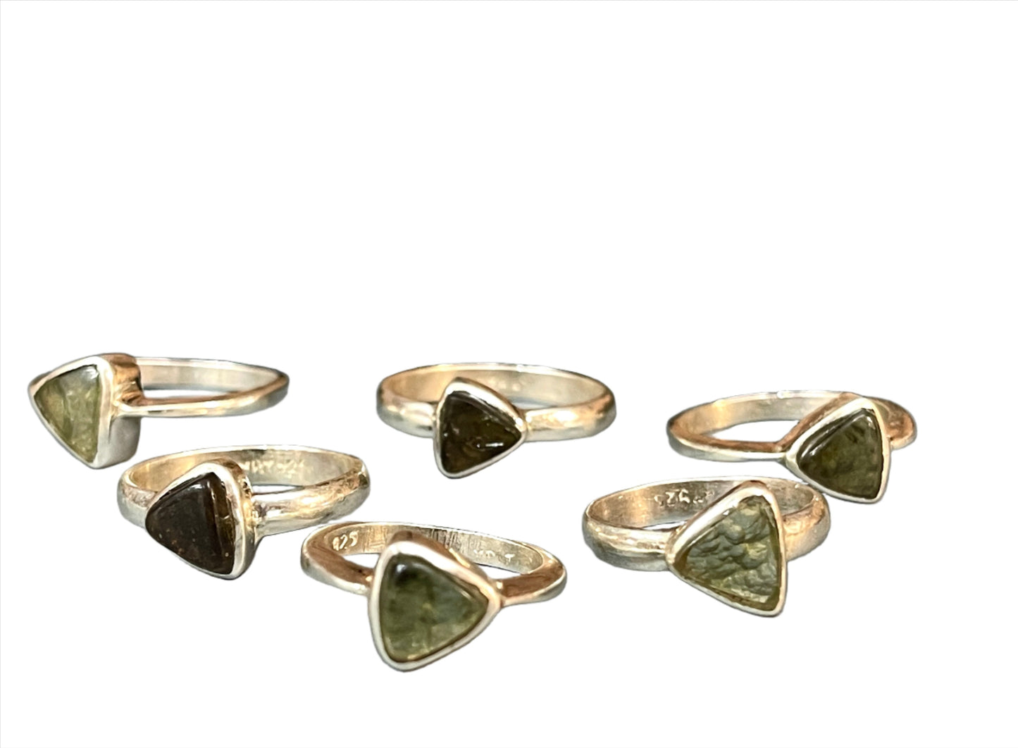 Moldavite Rings - Triskalian - Transformation Stone