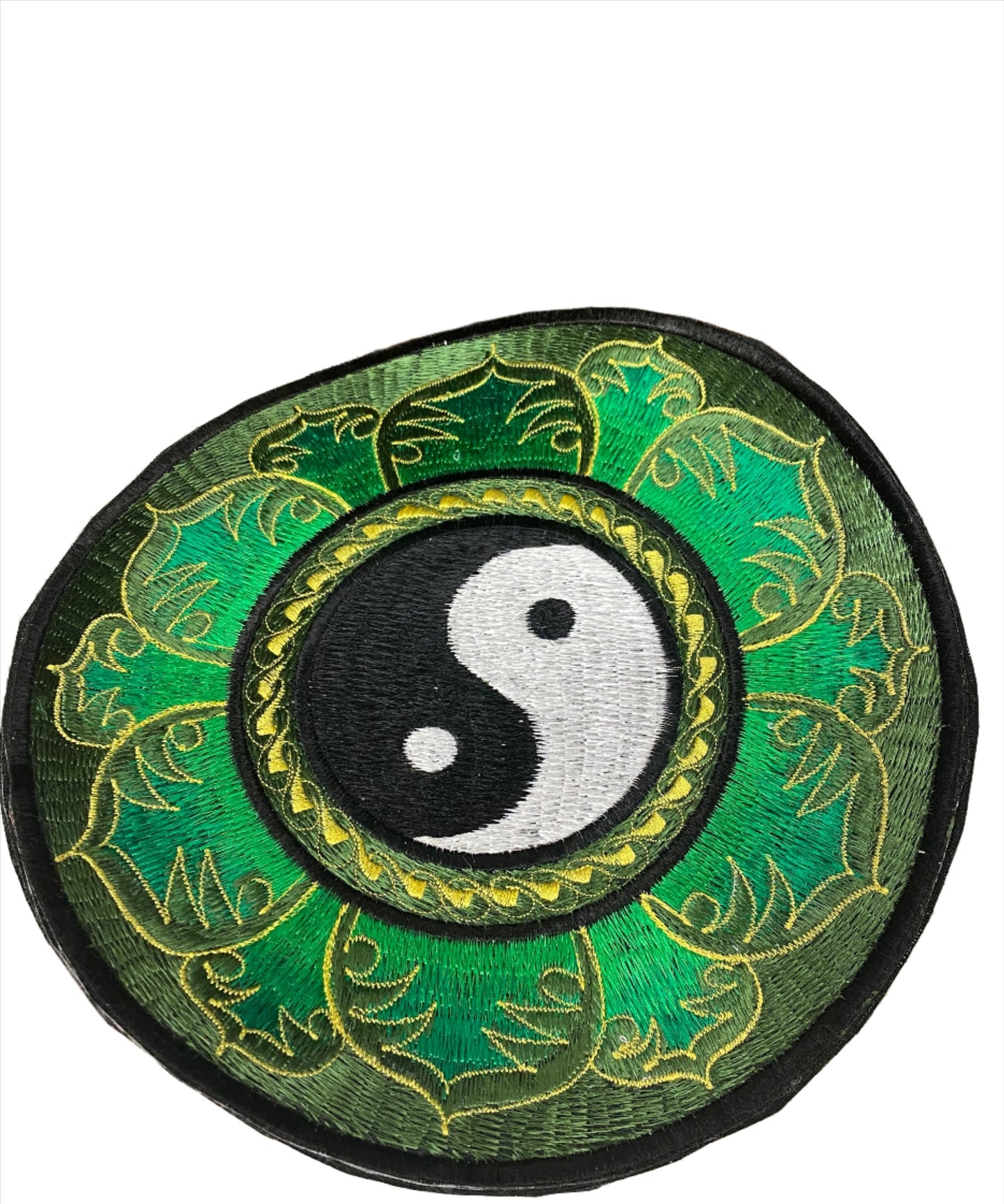 Handmade Yin & Yang Mandala Embroidered Patches