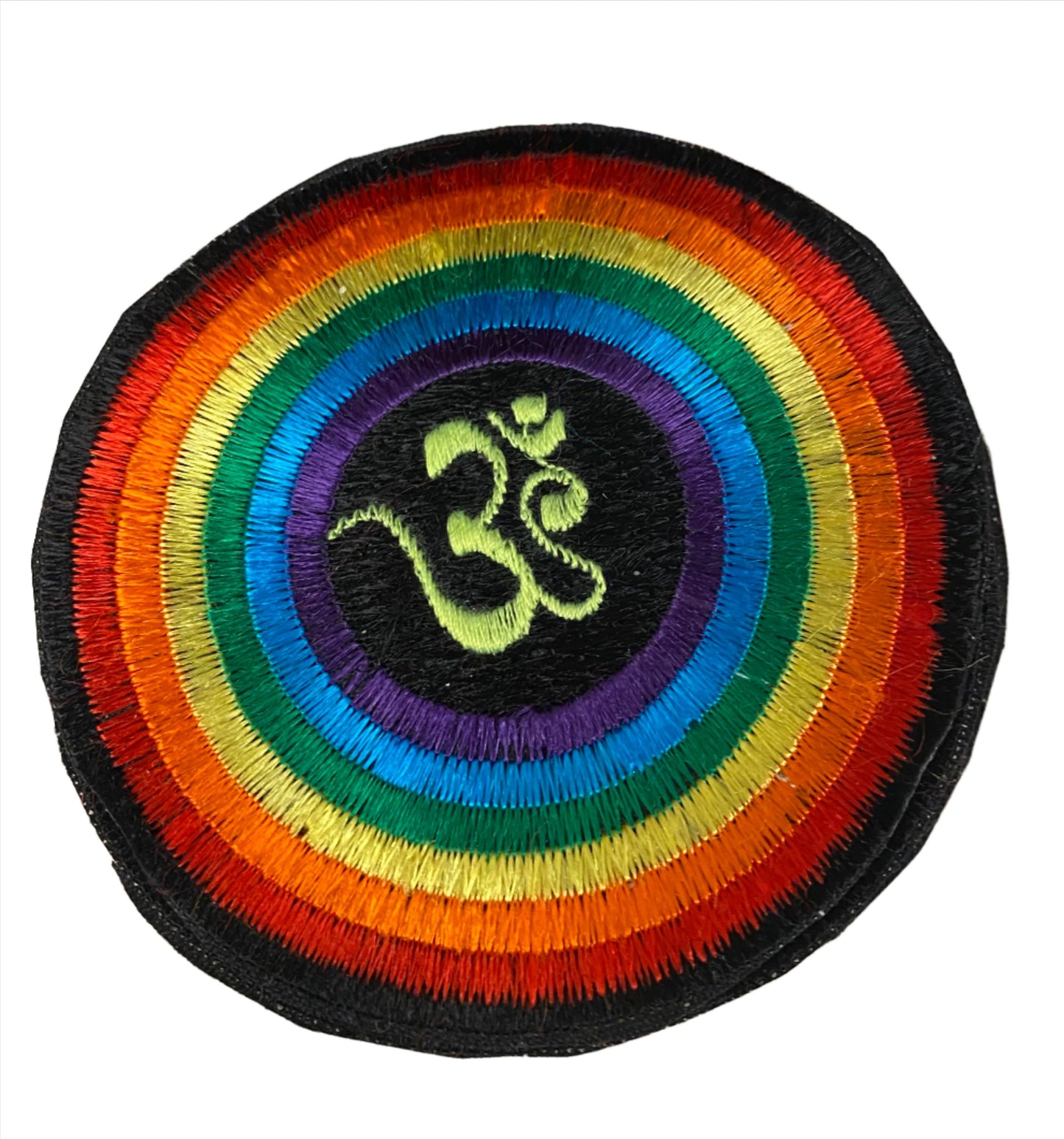 Handmade Om Mandala Embroidered Patches