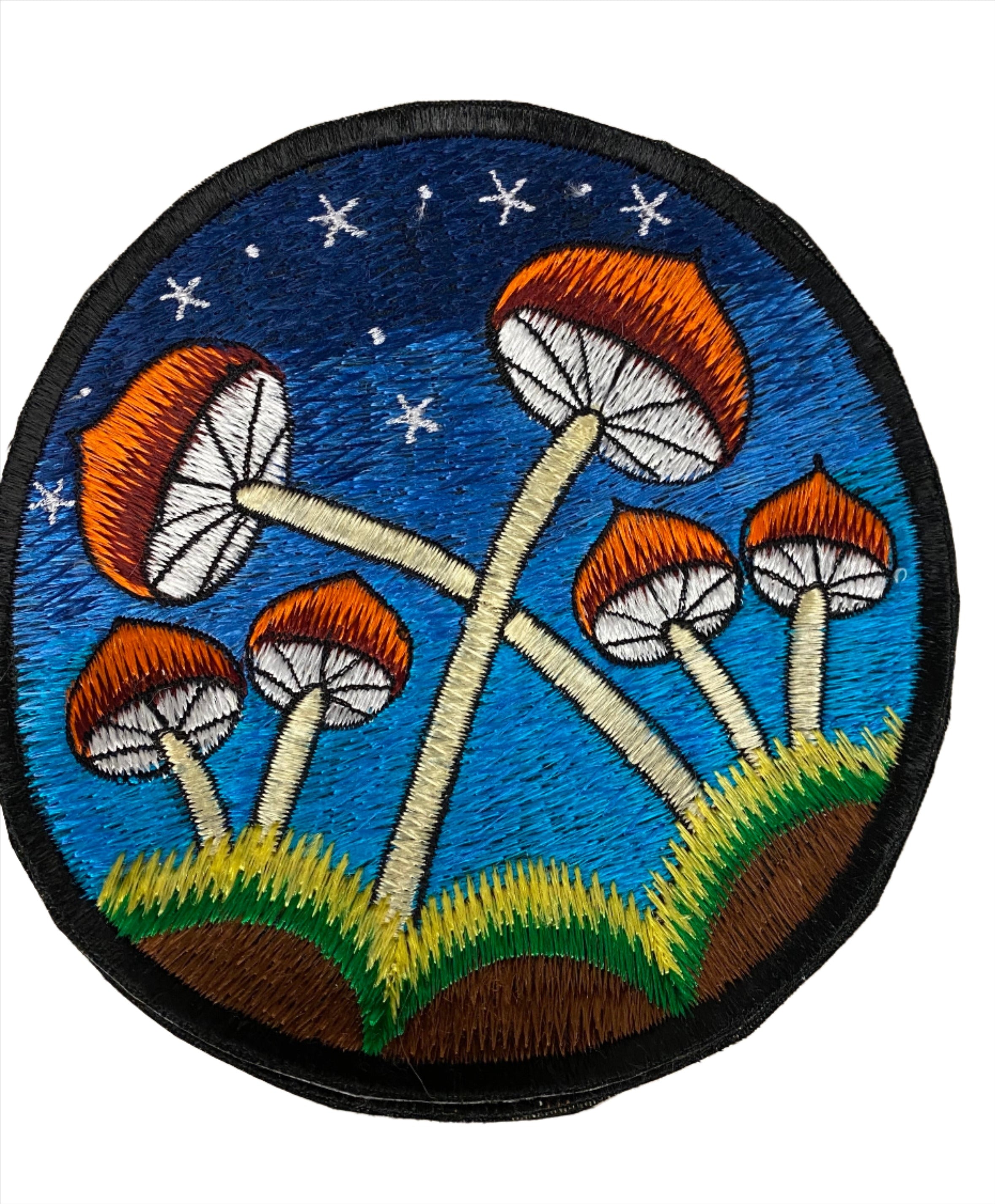 12Pcs Mushroom Patches Iron on for Clothing Pants Shoes Curtain, DIY  Mushroom Embroidery Patch Sewing Craft Decoration 