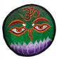 Handmade Embroidered Eyes of Buddha Rainbow Patches