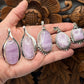 Large Stone Kunzite Pendants