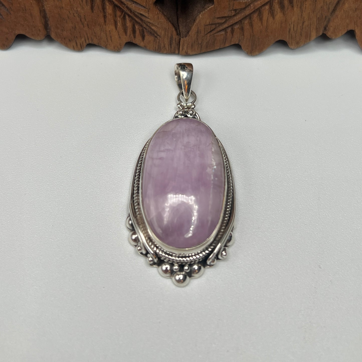 Large Stone Kunzite Pendants