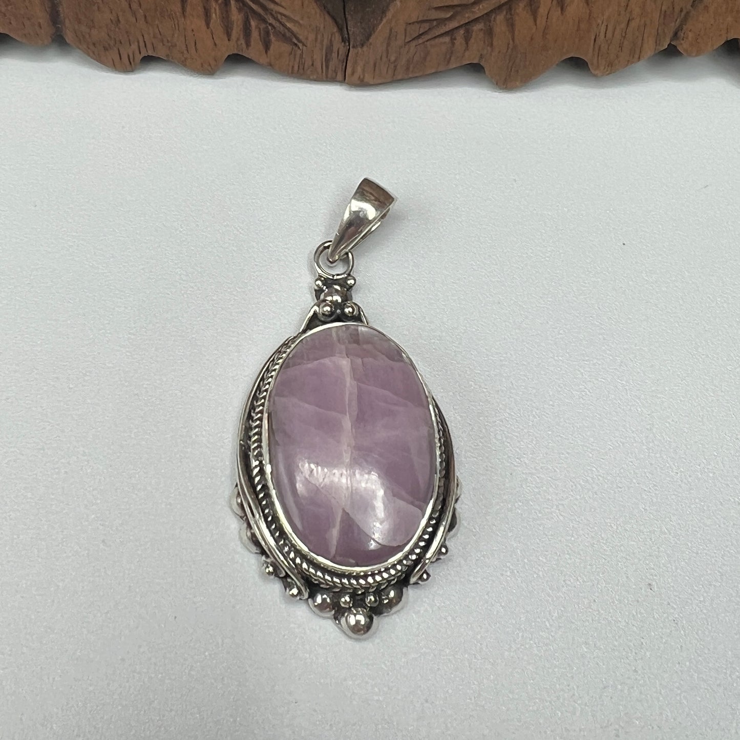 Large Stone Kunzite Pendants