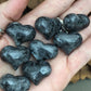 Larvikite Puffy Hearts