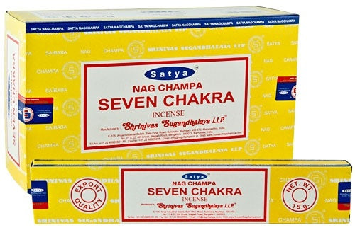 Satya Seven Chakra Incense 15 Grams