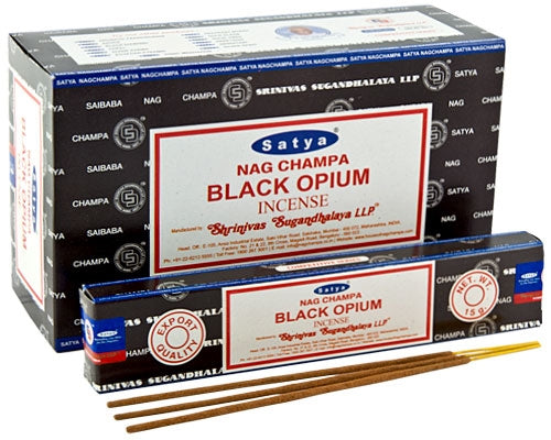 Satya Black Opium Incense 15 Grams