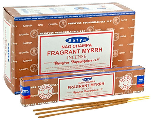 Satya Fragrant Myrrh Incense 15 Grams