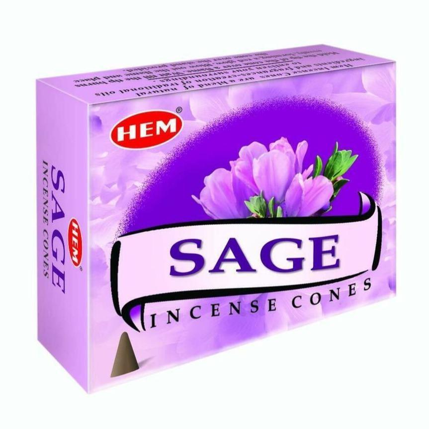 Hem Sage Incense Cones