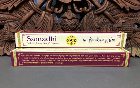 Samadhi White Sandalwood Incense Sticks