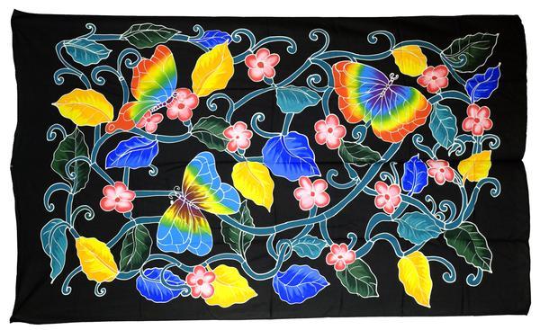Hand Batiked Butterfly Sarongs