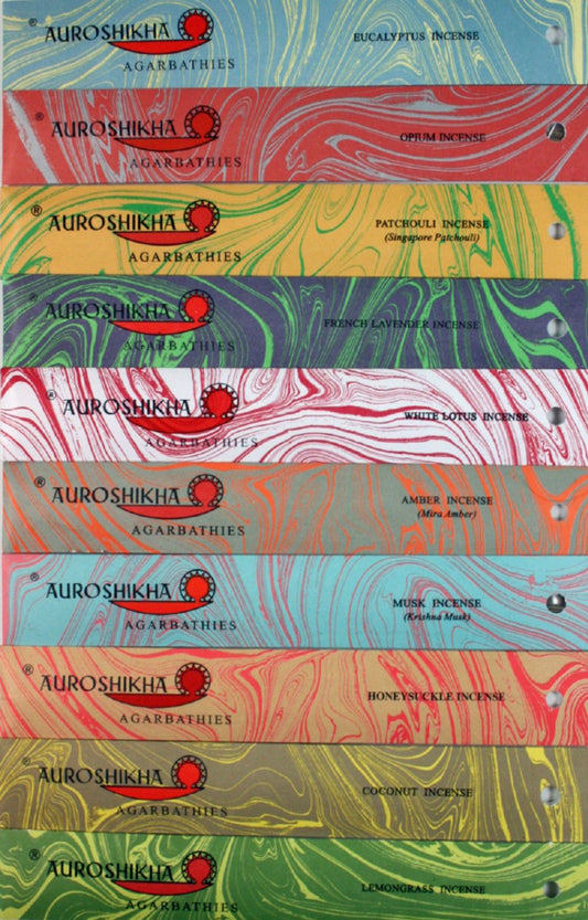 Auroshikha Incense Collection- Available in 48 Scents
