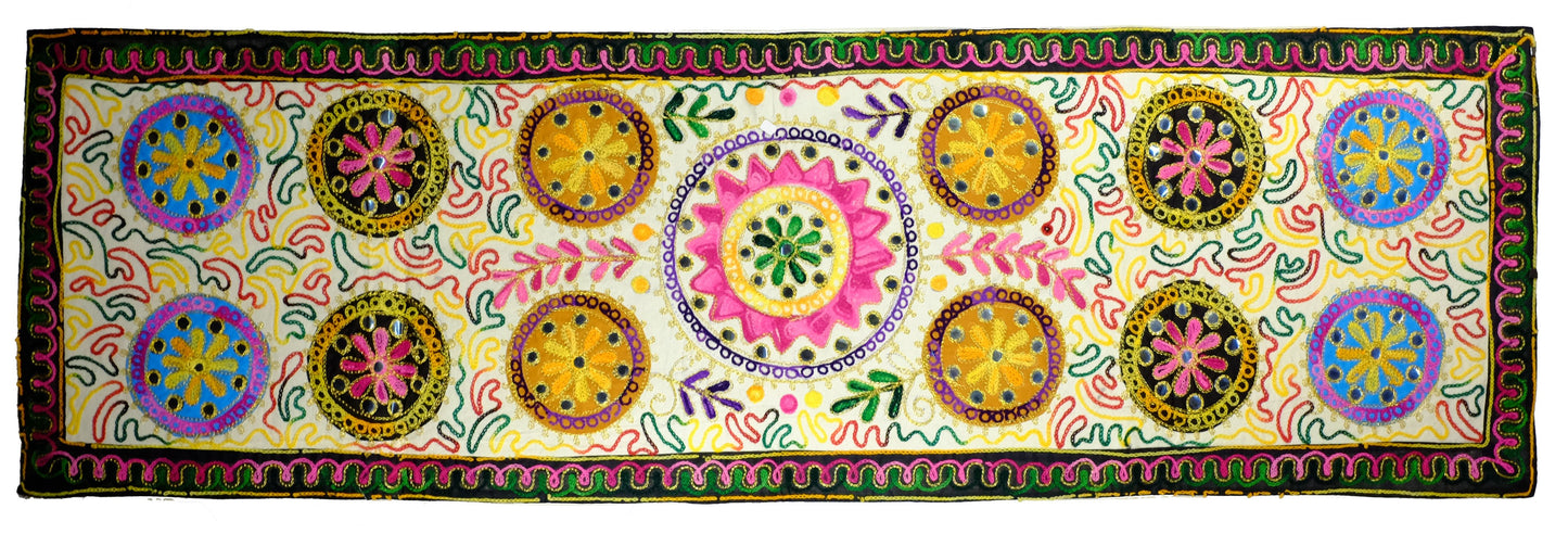 Long Embroidered Wall Hanging