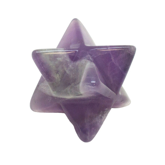 Amethyst Merkaba Star