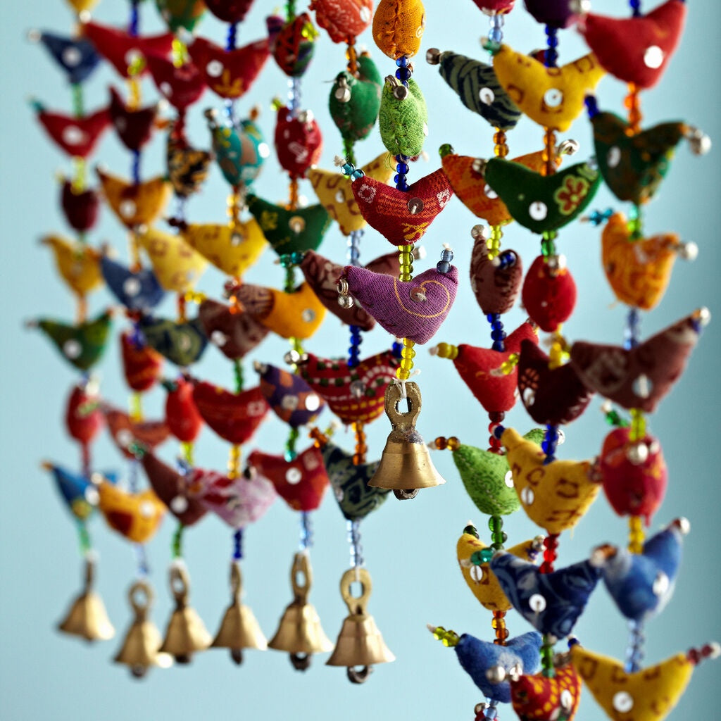 Hand made Rajasthani Friendship Chicken Hanging Mobiles - Available in two Colors