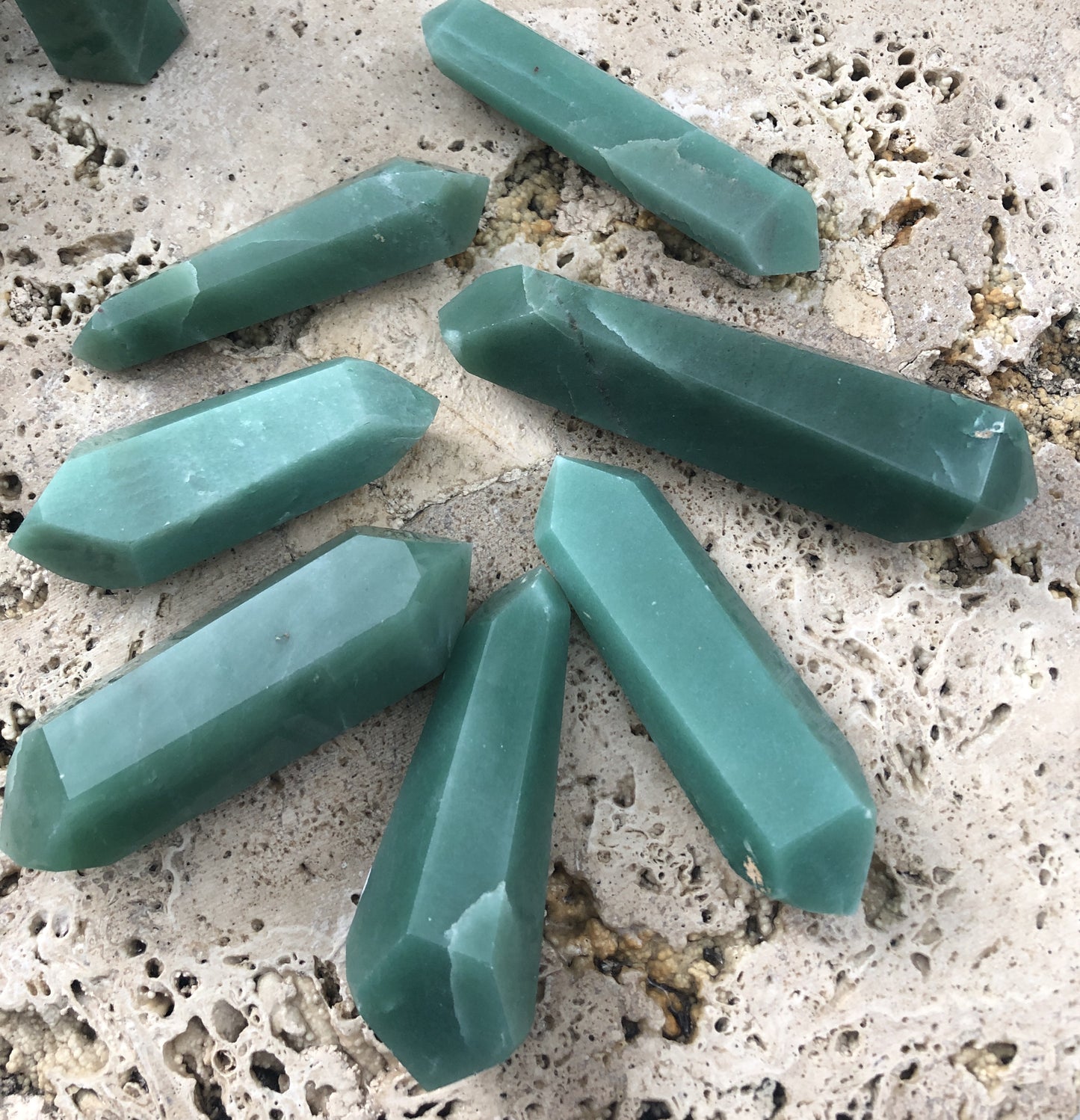 Double Terminated Aventurine Crystal Wands