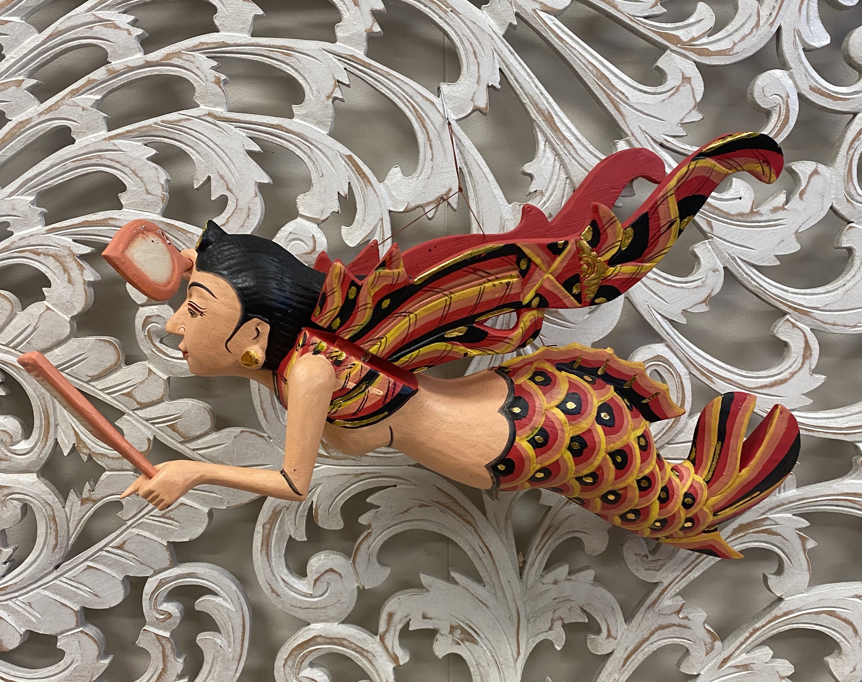 Flying Mermaid Goddess Mobile Demon Chaser authentic Crib Guardian