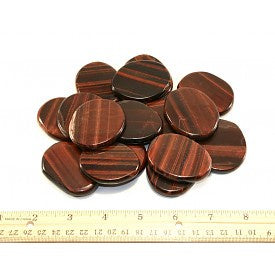 Red Tigers Eye Coins