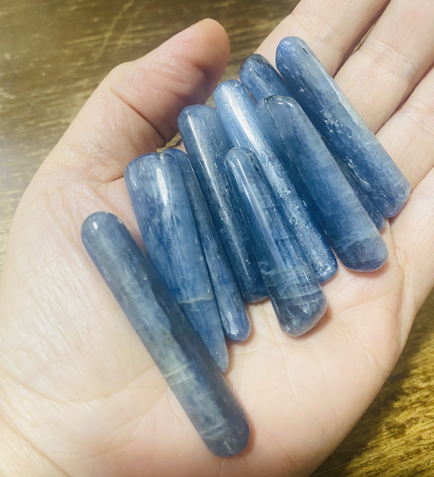 A Quality Polished Blue Kyanite Wands