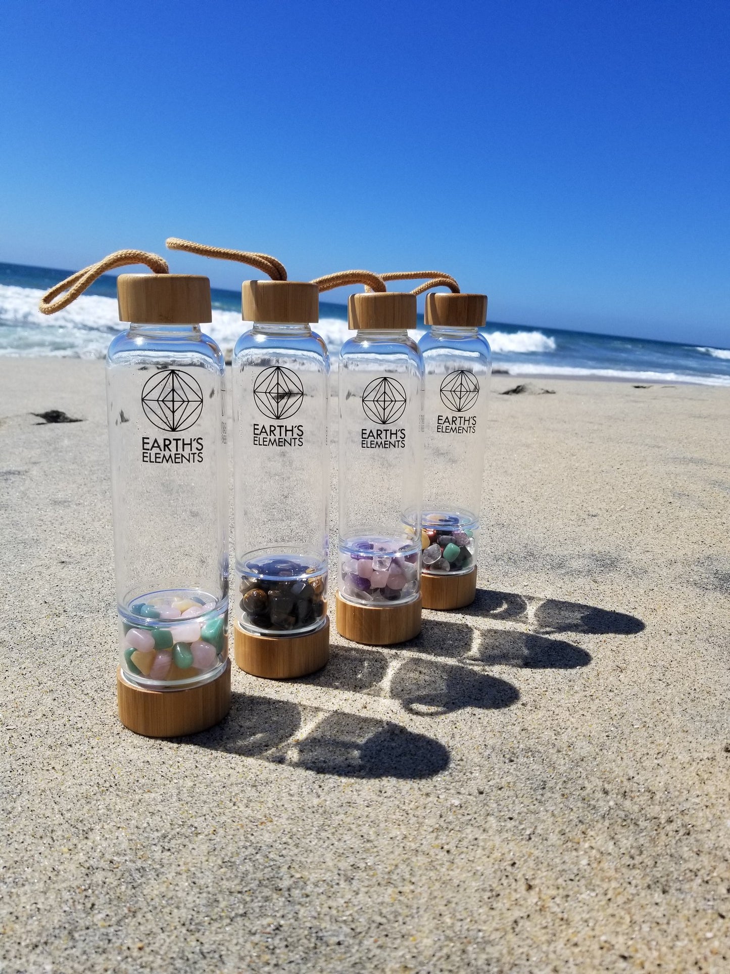 Gemstone water bottle infusers - Comes in 4 combinations