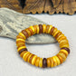 Large Unpolished Multi Amber Stretchy Bracelets