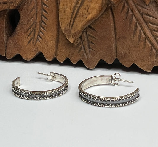 Rajasthani Tribal Hoop Earrings