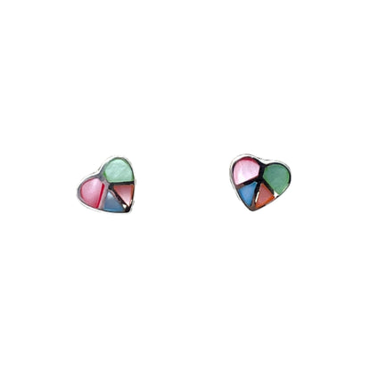 Heart Peace Sign Earrings