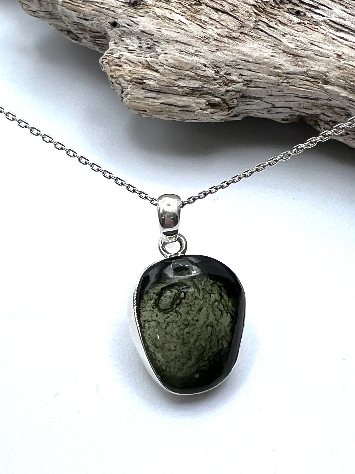 Rare Vitavin Polished Moldavite Pendants- Transformation Stone