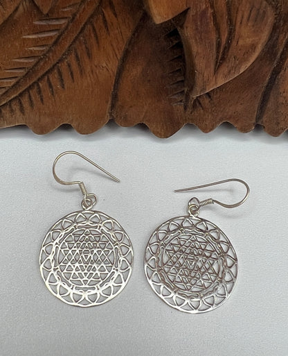 Flower of Life & Sacred Geometry Earrings